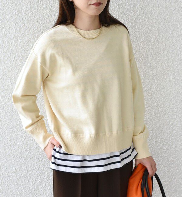 SHIPS Colors 「SHIPS Colors:〈手洗い可能〉スウェットライク バックジップ ニット◇」|ニット・セーター|