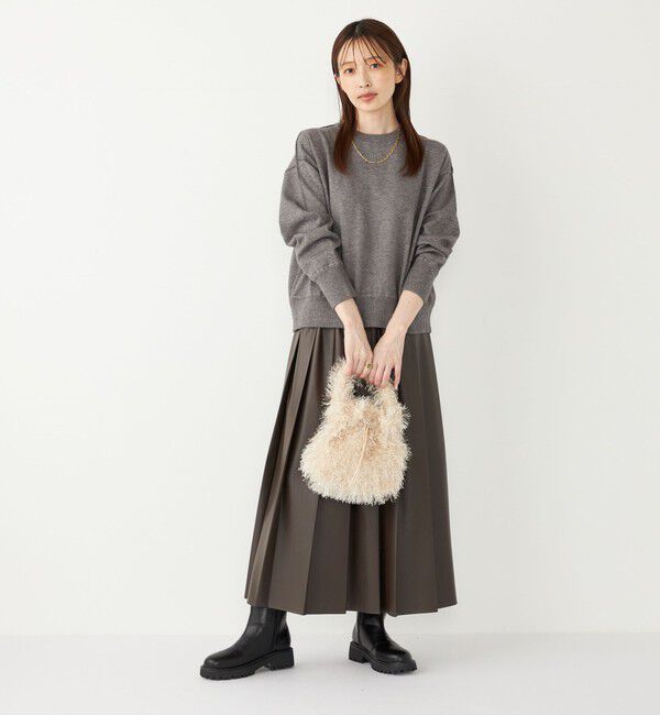 SHIPS Colors 「SHIPS Colors:〈手洗い可能〉スウェットライク バックジップ ニット◇」|ニット・セーター|