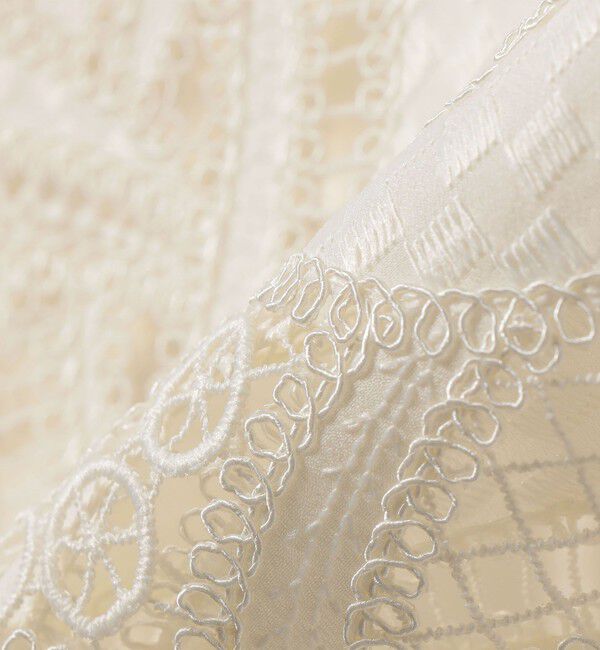 SHIPS for women「〈手洗い可能〉刺繍 スカラップ レース キャミソール」|キャミソール|