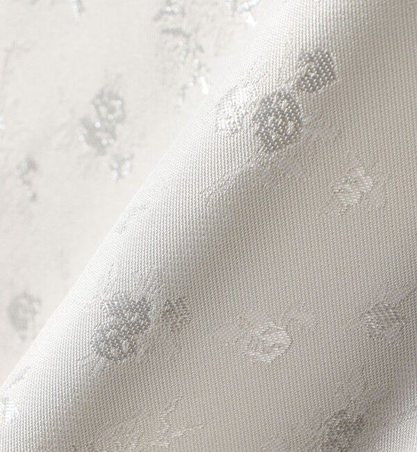 SHIPS any「SHIPS any:〈手洗い可能〉フラワー ジャカード ジップ ブルゾン」|ブルゾン・スタジャン|