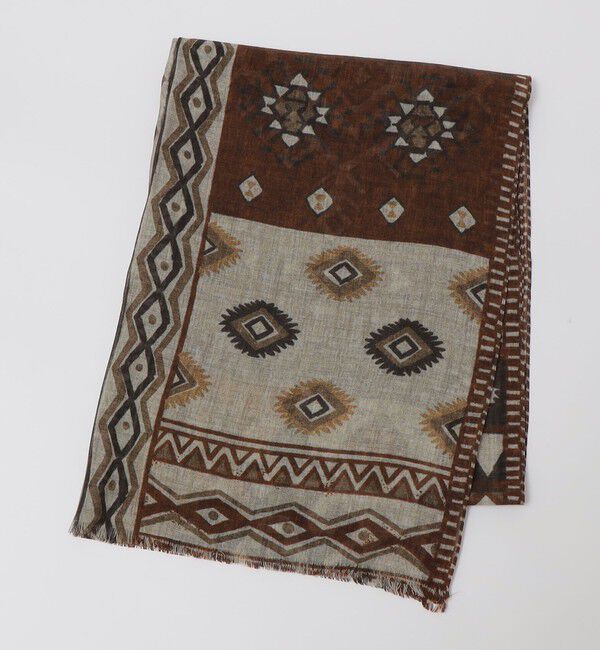 SHIPS「SHIPS: イタリア製 ライト ウェイト トライバル ストール」|ストール|