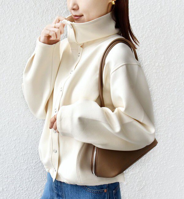 SHIPS for women「【WEB限定】〈手洗い可能〉裾 ドロスト ダンボール スナップ ボタン カーディガン」|カーディガン|