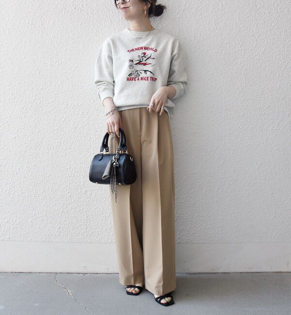 SHIPS any「【SHIPS any別注】THE KNiTS:〈洗濯機可能〉ロゴ プリント スウェット 26SS」|スウェット・ジャージ|