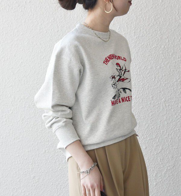 SHIPS any「【SHIPS any別注】THE KNiTS:〈洗濯機可能〉ロゴ プリント スウェット 26SS」|スウェット・ジャージ|