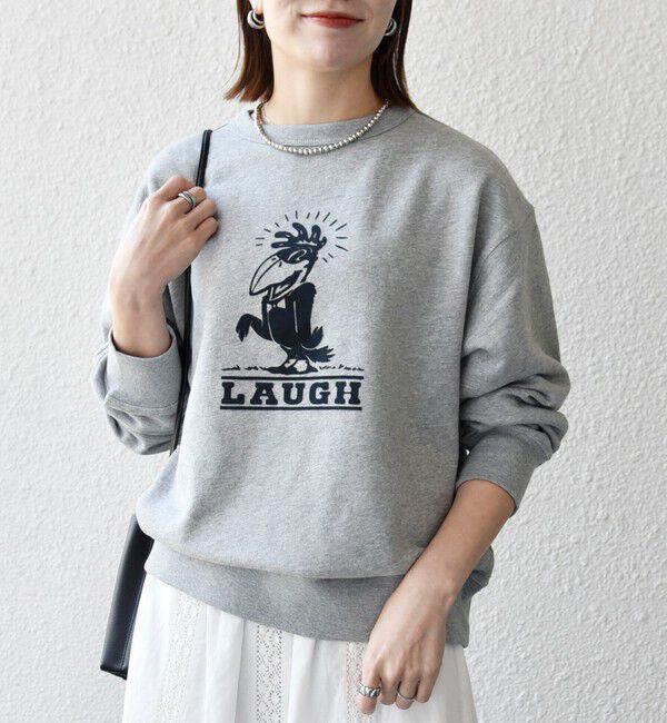 SHIPS any「【SHIPS any別注】THE KNiTS:〈洗濯機可能〉ロゴ プリント スウェット 26SS」|スウェット・ジャージ|