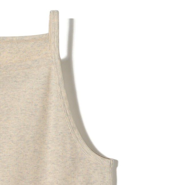 SHIPS for women「《予約》【SHIPS別注】GGG:〈手洗い可能〉スクエアネック リブ タンクトップ」|キャミソール|