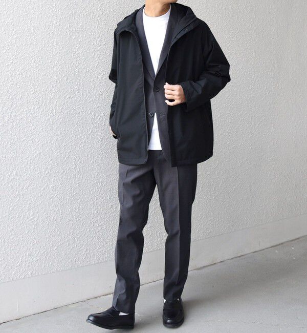 SHIPS any「【WEB限定】SHIPS any:〈撥水/防風/洗濯機可能〉オールウェザー ミドル フード コート◇」|その他|