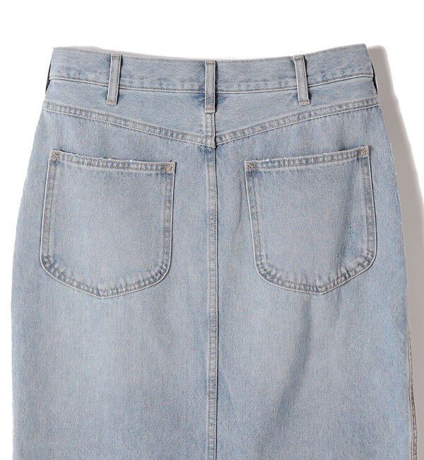 SHIPS for women「SHIPS Primary Navy Label:ブリーチ 5ポケット デニム スカート」|スカート|