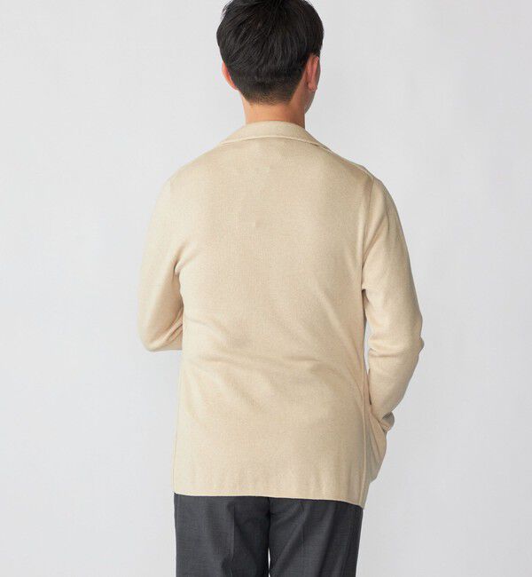 SHIPS「【SHIPS別注】FLY3: コットン ニット ジャケット」|テーラードジャケット|