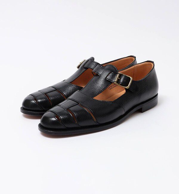 SHIPS「【SHIPS別注】CROCKETT&JONES: CORDOVAN RUSSIA/HATCH グルカサンダル」|サンダル|