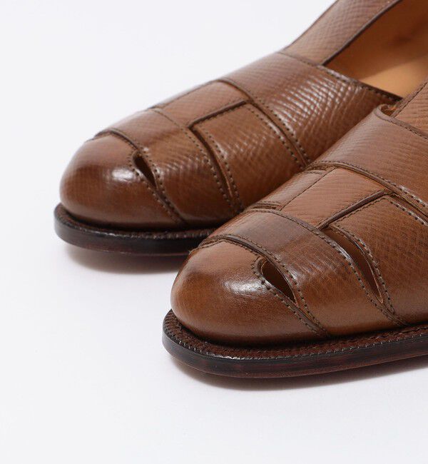 SHIPS「【SHIPS別注】CROCKETT&JONES: CORDOVAN RUSSIA/HATCH グルカサンダル」|サンダル|