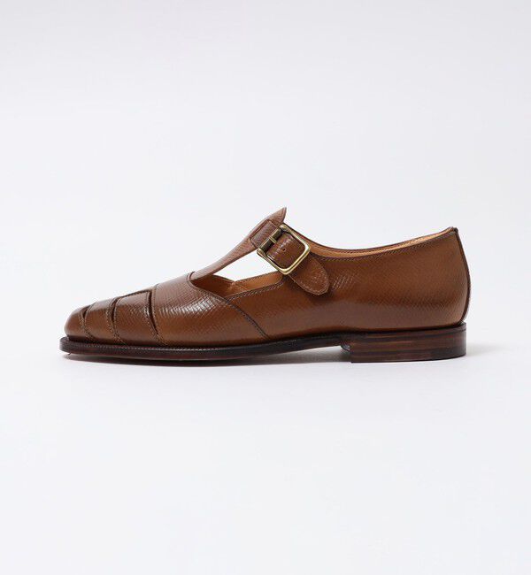SHIPS「【SHIPS別注】CROCKETT&JONES: CORDOVAN RUSSIA/HATCH グルカサンダル」|サンダル|