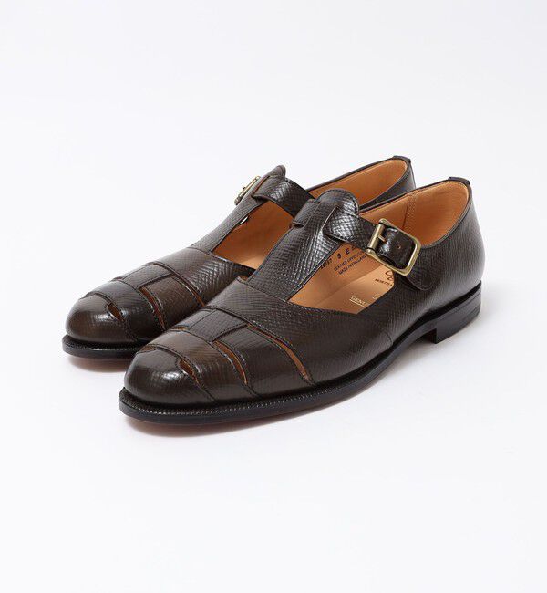 SHIPS「【SHIPS別注】CROCKETT&JONES: CORDOVAN RUSSIA/HATCH グルカサンダル」|サンダル|