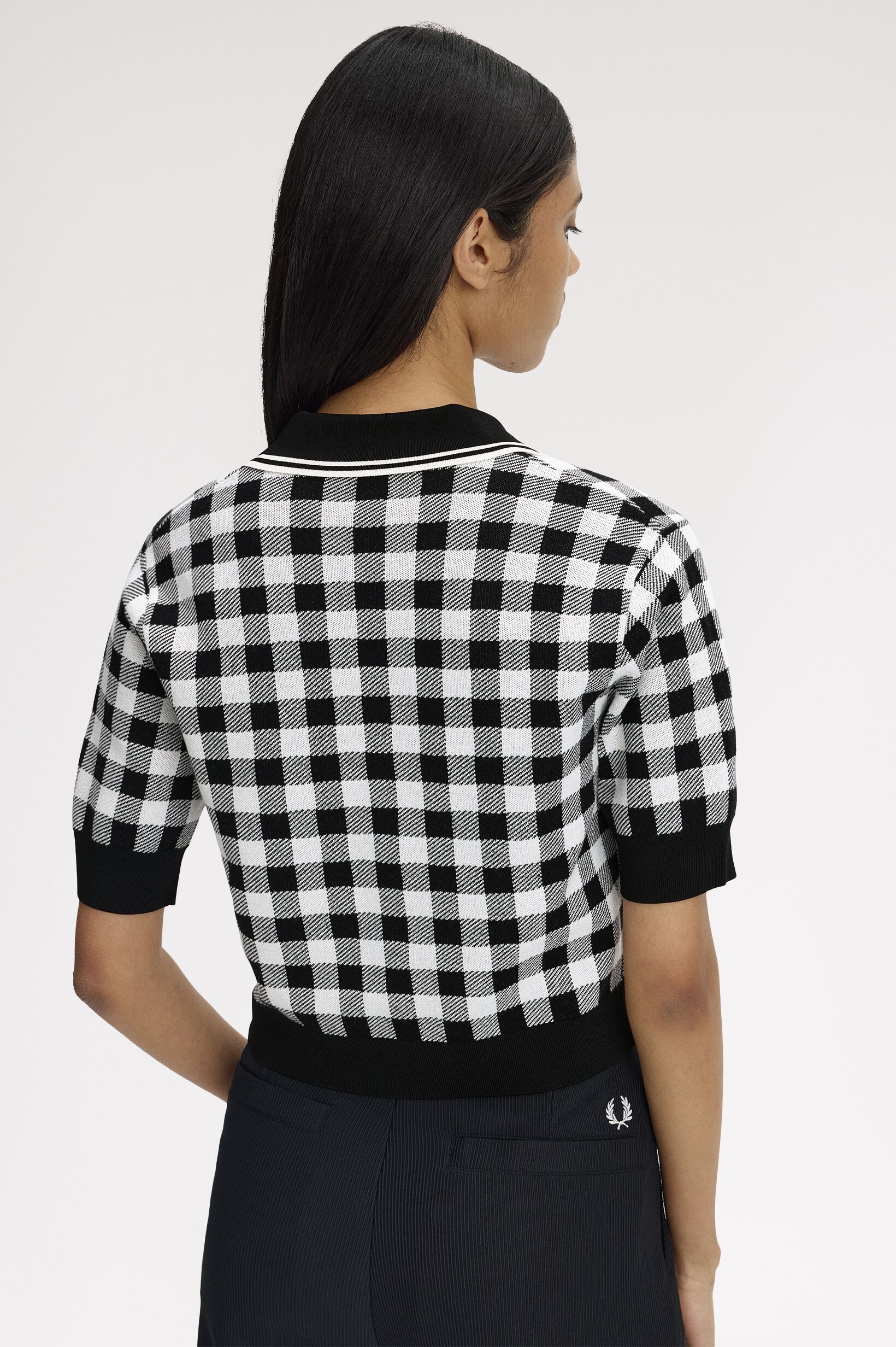 FRED PERRY 「Amy Winehouse Gingham Knitted Shirt」|ニット・セーター|