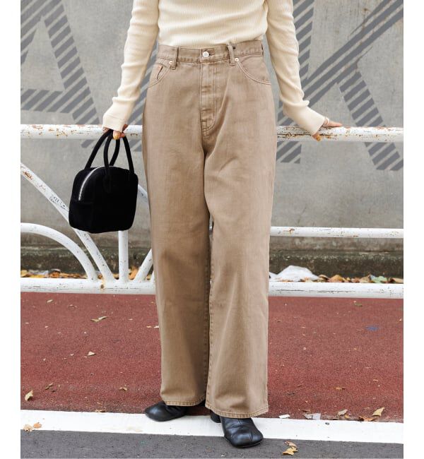 OUTDOOR PRODUCTS Usual Things「ULTフェードデニムハイライズルーズ5PKT」|デニム|