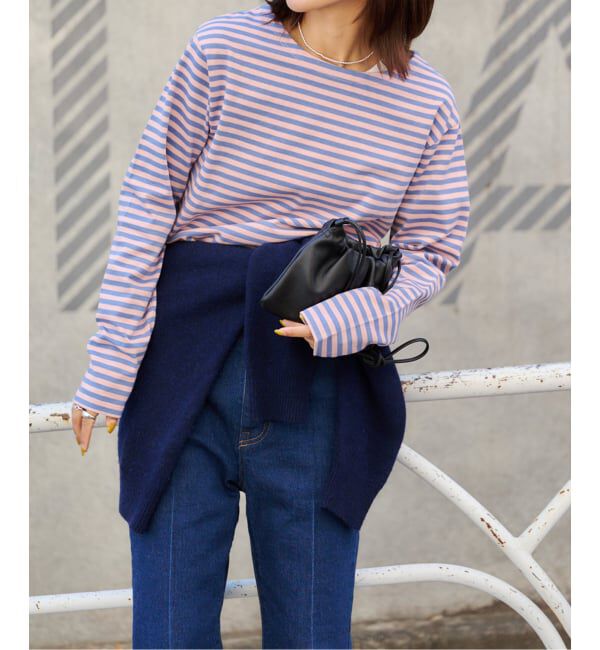 OUTDOOR PRODUCTS Usual Things「ミリタリーボーダーカットソー」|Tシャツ・カットソー|