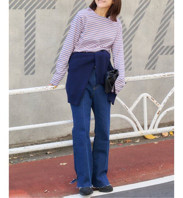 OUTDOOR PRODUCTS Usual Things「ミリタリーボーダーカットソー」|Tシャツ・カットソー|