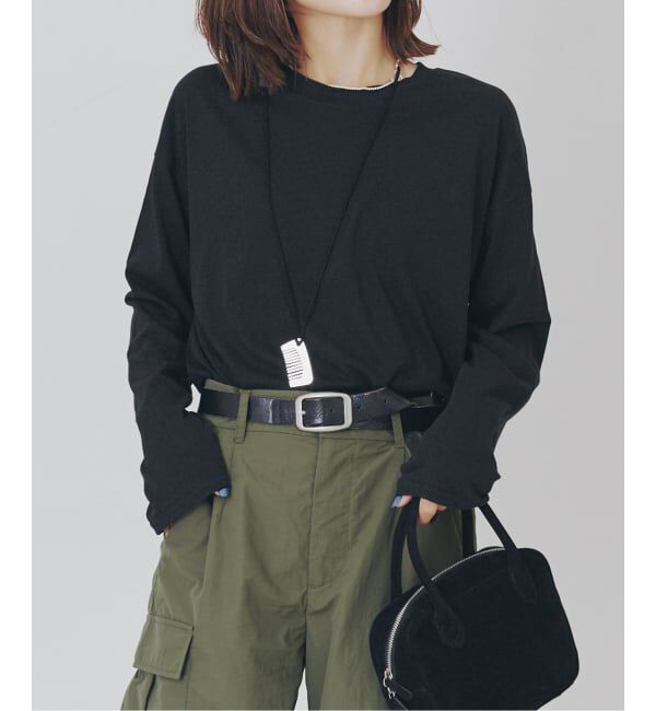 OUTDOOR PRODUCTS Usual Things「追加 ハイツイストジャージークルーネックコンパクトロンTEE」|Tシャツ・カットソー|