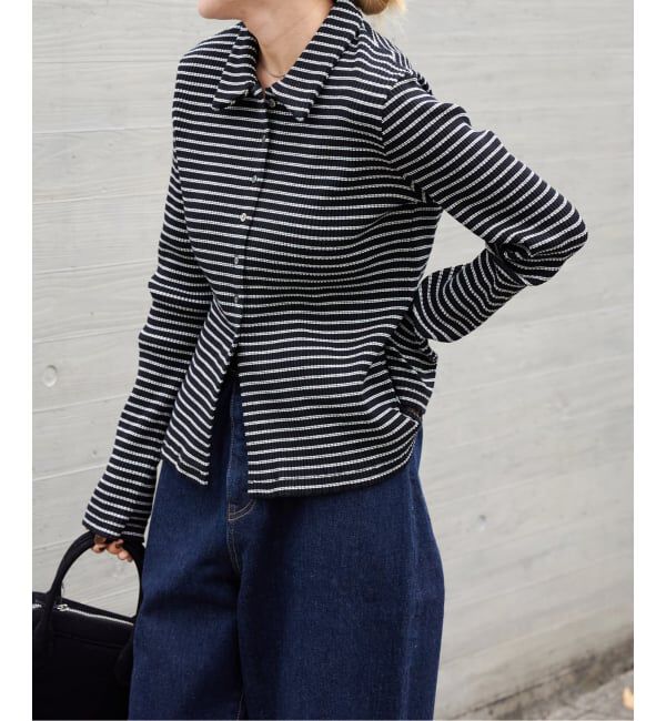 OUTDOOR PRODUCTS Usual Things「リブタイトポロシャツカットソー」|Tシャツ・カットソー|