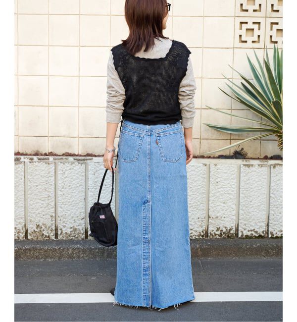 OUTDOOR PRODUCTS Usual Things「クロッシェレーススカラップノースリニット」|ベスト・ジレ|