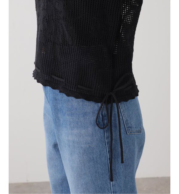 OUTDOOR PRODUCTS Usual Things「クロッシェレーススカラップノースリニット」|ベスト・ジレ|