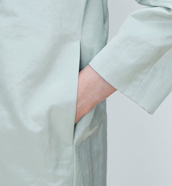 TOMORROWLAND collection「スパークツイル コクーンコート」|ノーカラーコート|