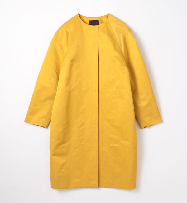 TOMORROWLAND collection「スパークツイル コクーンコート」|ノーカラーコート|