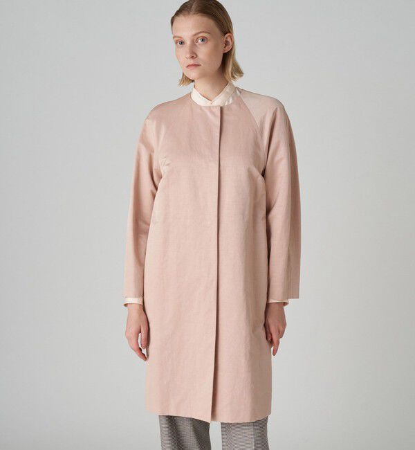 TOMORROWLAND collection「スパークツイル コクーンコート」|ノーカラーコート|