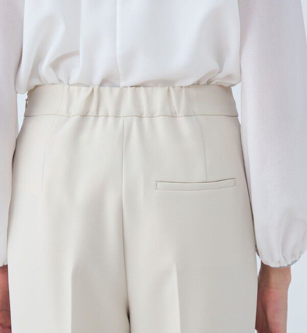 Ballsey「ドライダブルクロス セミワイドフレアパンツ」|スラックス|