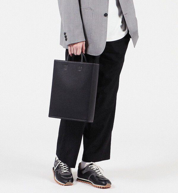 TOMORROWLAND GOODS「【別注】A BOX TOTE シュリンクレザー トートバッグ」|トートバッグ|