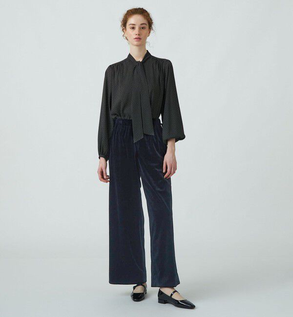 Ballsey「マットベロア イージーストレートパンツ」|その他|