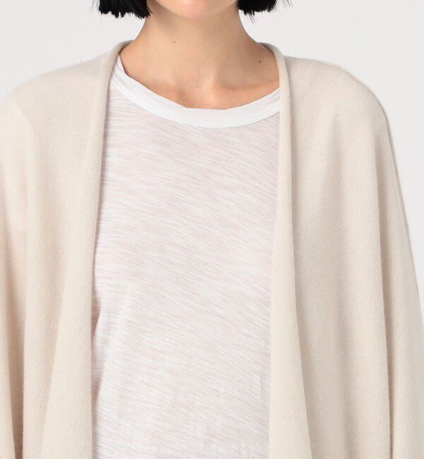 JAMES PERSE「リサイクルカシミヤストライプ ポンチョ ARBC0561」|カーディガン|