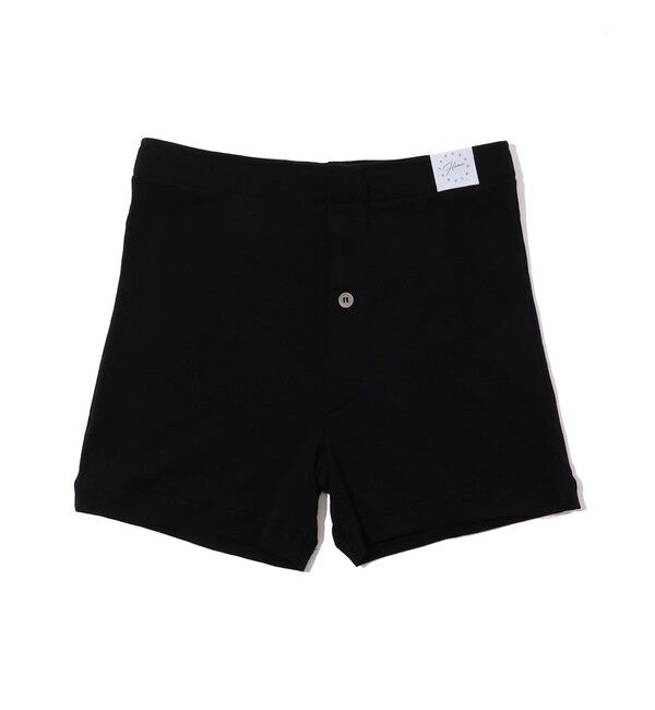 TOMORROWLAND HOME「コットンフライス ボクサーショーツ」|インナー|19 ブラック