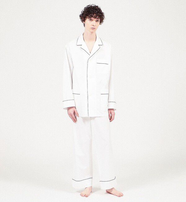 TOMORROWLAND HOME「コットンブロード パジャマ（メンズ）」|ルームウェア|