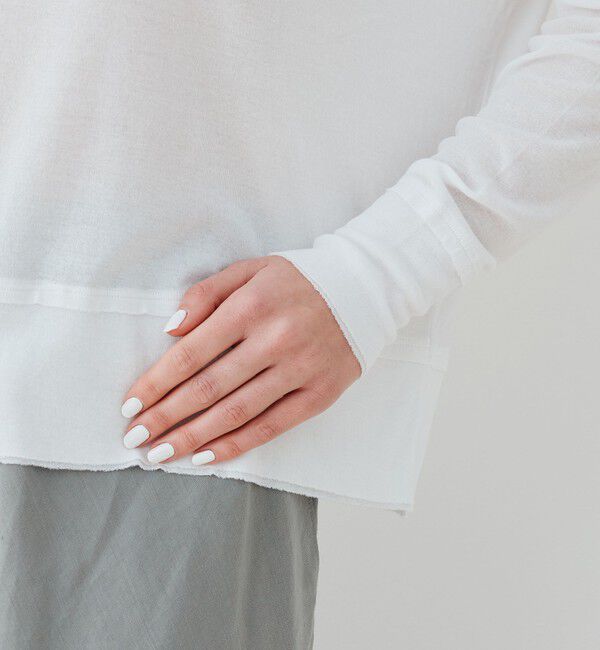 GALERIE VIE「ガーゼフライスジャージー ボートネックプルオーバー」|Tシャツ・カットソー|