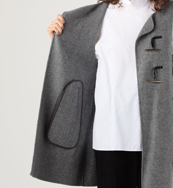 ライトダブルフェイスシャギー ストール付きジレ（DES PRES）｜ルミネ