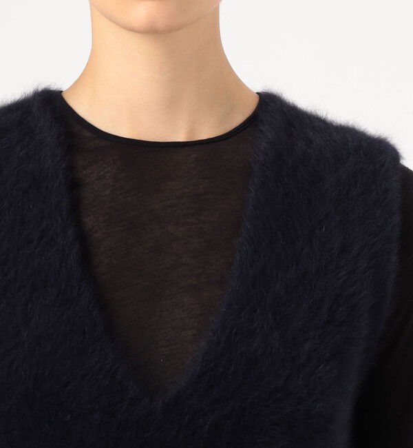 フォックスカシミヤ Vネックベスト（DES PRES）｜ルミネのファッション