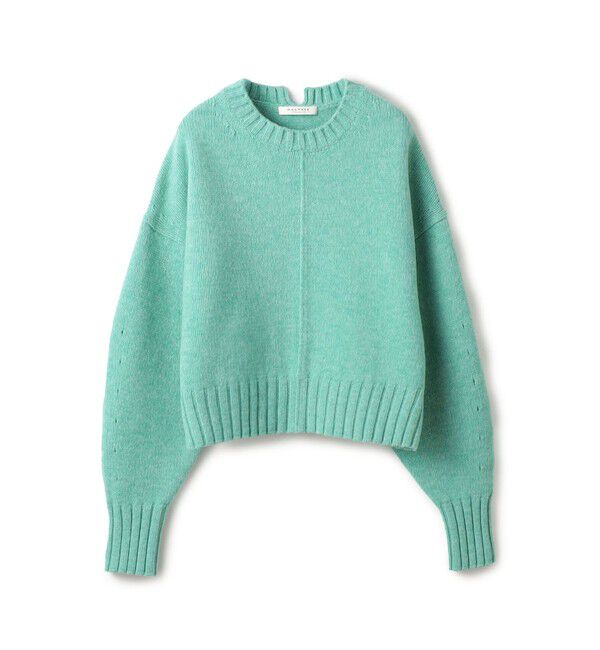 MACPHEE「ラムカシミヤ クルーネックプルオーバー」|ニット・セーター|53 グリーン
