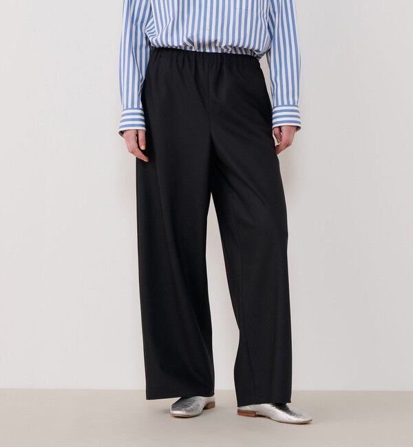 GALERIE VIE「ウォッシャブルギャバジン イージーセミワイドパンツ」|その他|