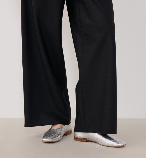 GALERIE VIE「ウォッシャブルギャバジン イージーセミワイドパンツ」|その他|