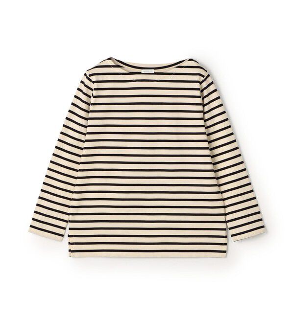 GALERIE VIE「ファインコットン ボートネックプルオーバー」|Tシャツ・カットソー|16 ベージュ系