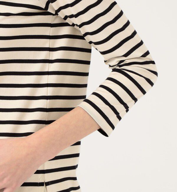 GALERIE VIE「ファインコットン ボートネックプルオーバー」|Tシャツ・カットソー|