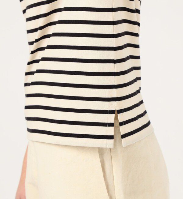 GALERIE VIE「ファインコットン ボートネックプルオーバー」|Tシャツ・カットソー|