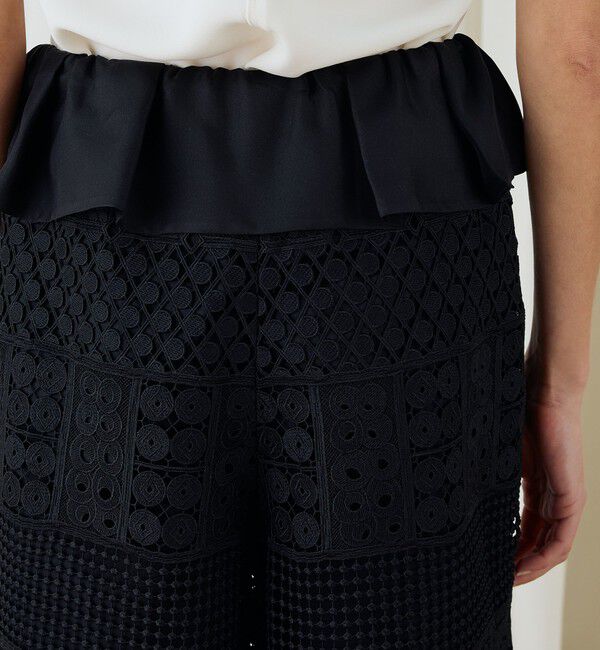 DES PRES「パッチワークレース ストレートパンツ」|その他|