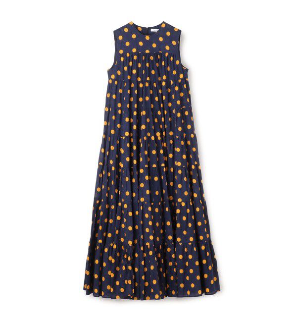 TOMORROWLAND BUYING WEAR「【別注】MARIHA Dreamy Dots ミューズのドレス」|ワンピース|68 ネイビー系