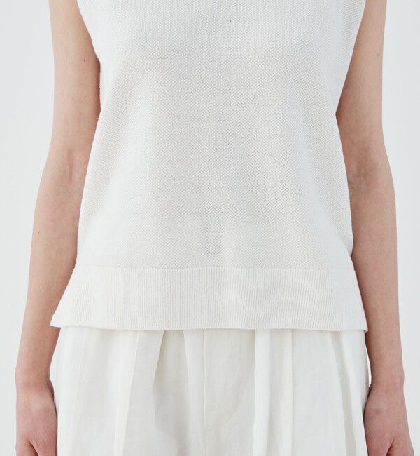 GALERIE VIE「ドライカノコ ノースリーブ プルオーバー」|ニット・セーター|