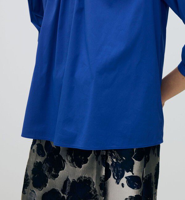 TOMORROWLAND collection「ストレッチブロード ピンタックスリーブブラウス」|シャツ・ブラウス|