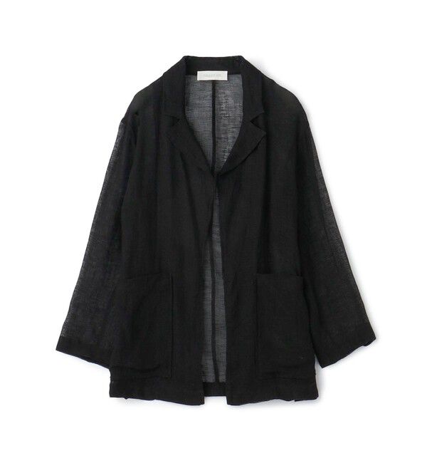 GALERIE VIE「リノカラミ シャツジャケット」|テーラードジャケット|19 ブラック
