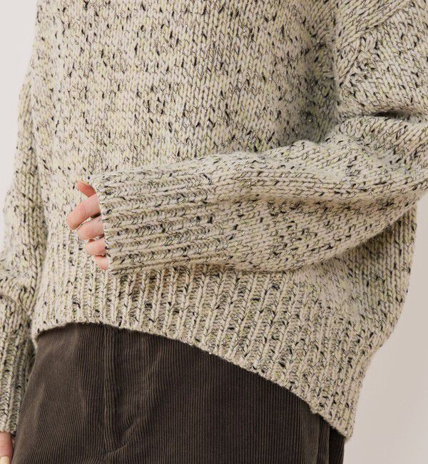 GALERIE VIE「セサミメランジ クルーネックプルオーバー」|ニット・セーター|