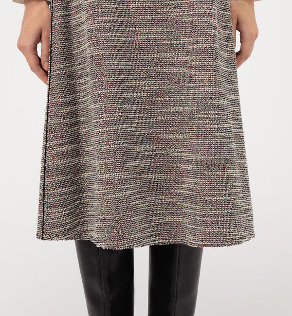 TOMORROWLAND collection「ファンシーニット フロンタブルドレス」|ジャンパースカート|